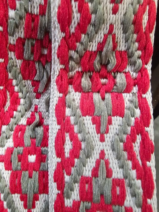 Purse Strap-Red Aztec