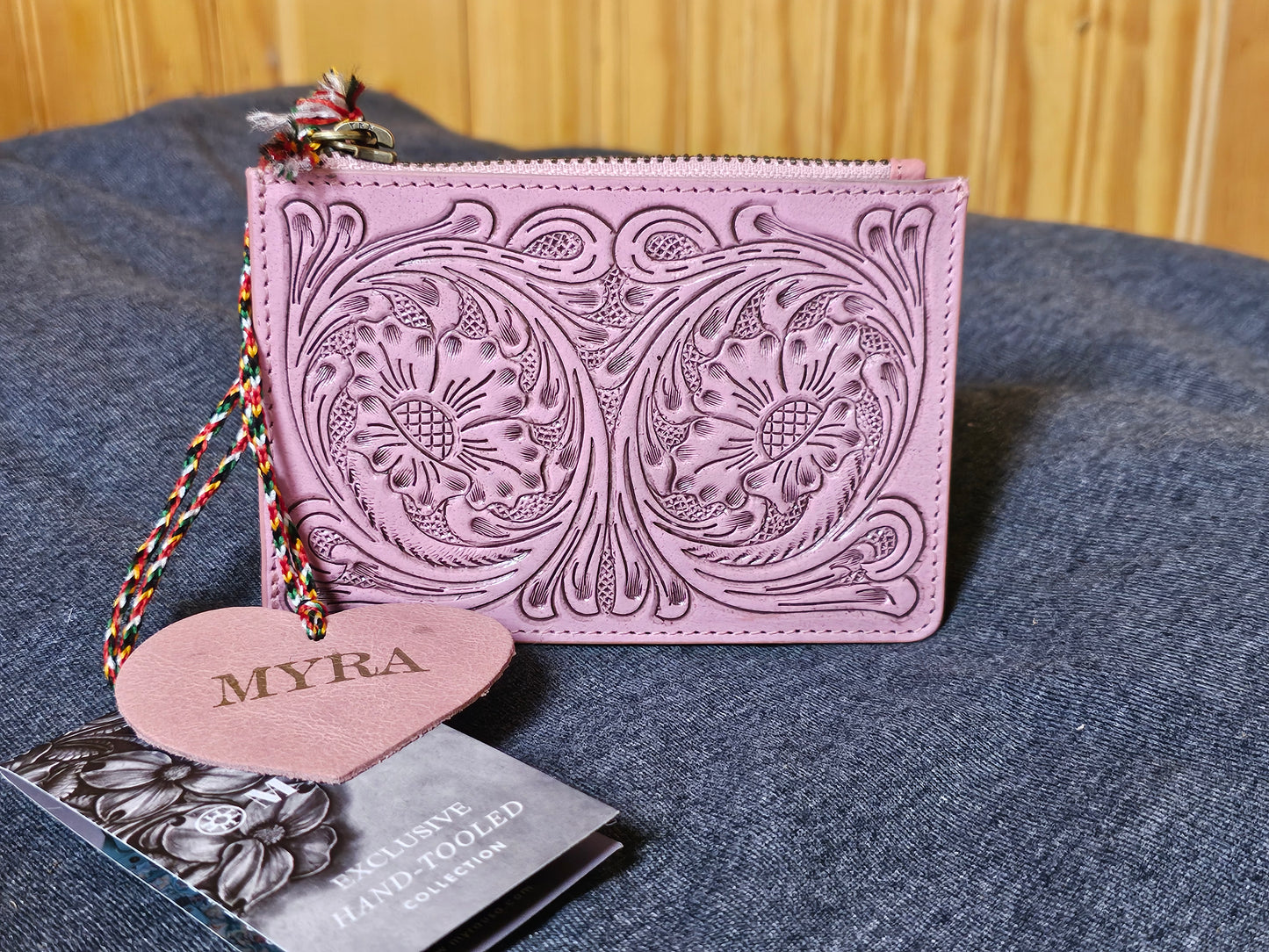 Bloom Credit Card Holder-Pink