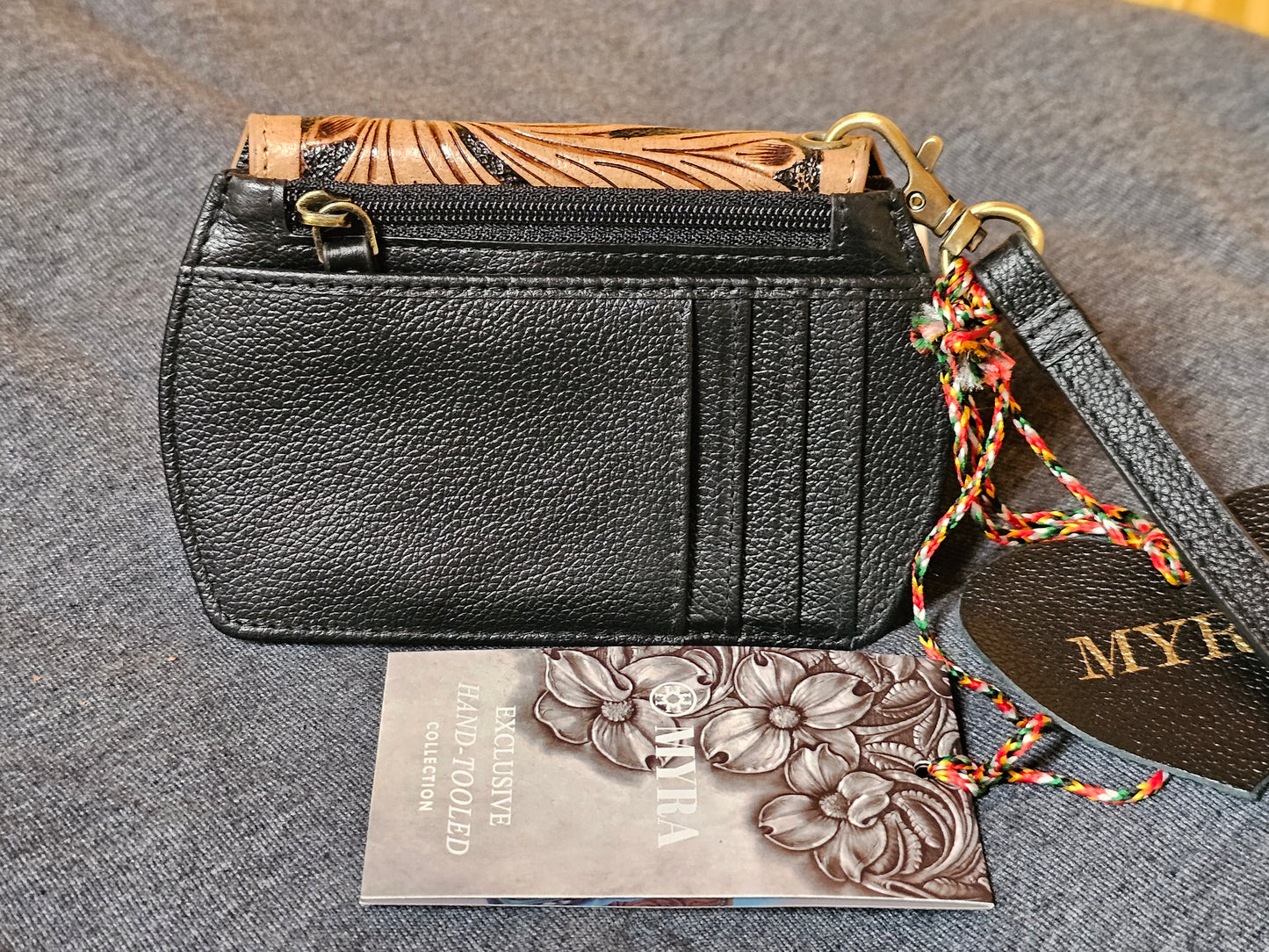 Canyon Bloom Wallet in Ebony